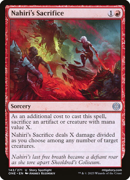Nahiri's Sacrifice - (Foil): Phyrexia: All Will Be One