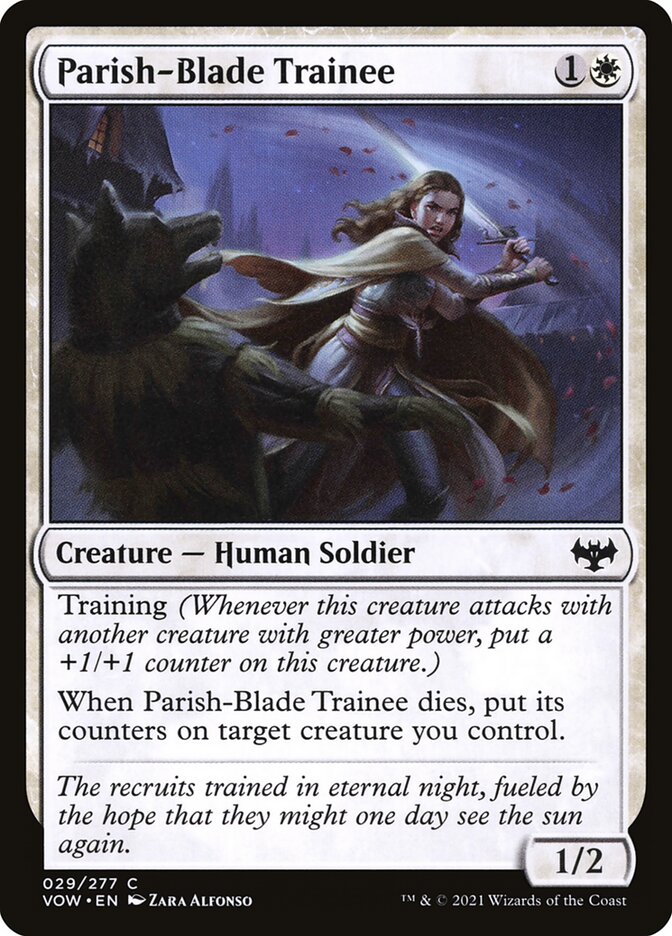 Parish-Blade Trainee - (Foil): Innistrad: Crimson Vow