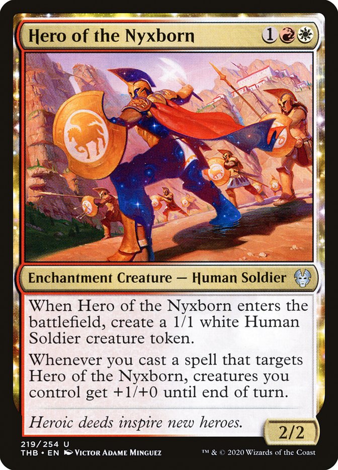 Hero of the Nyxborn - (Foil): Theros Beyond Death