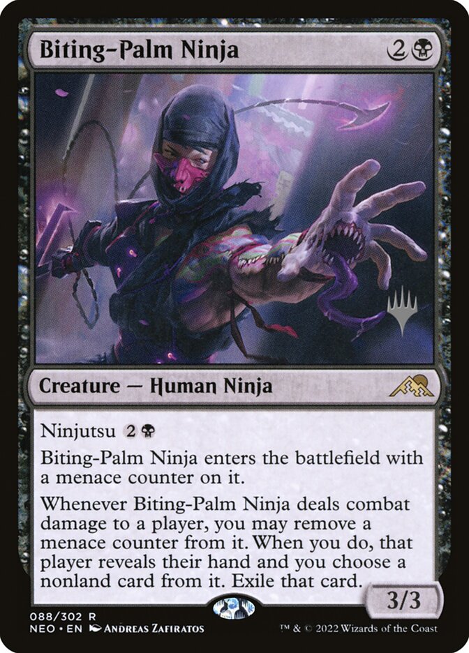Biting-Palm Ninja: Kamigawa: Neon Dynasty Promos