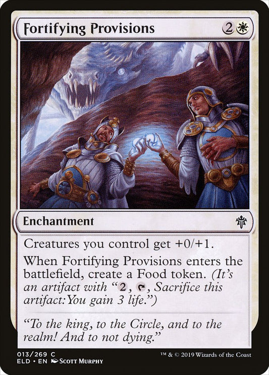 Fortifying Provisions - (Foil): Throne of Eldraine