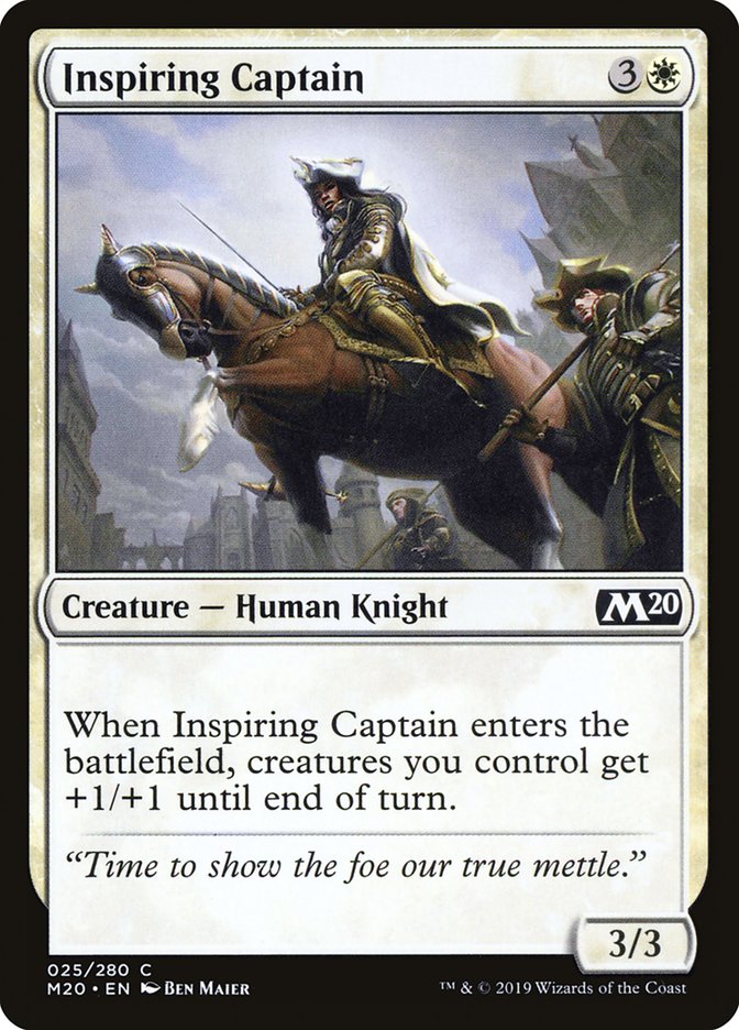 Inspiring Captain - (Foil): Core Set 2020