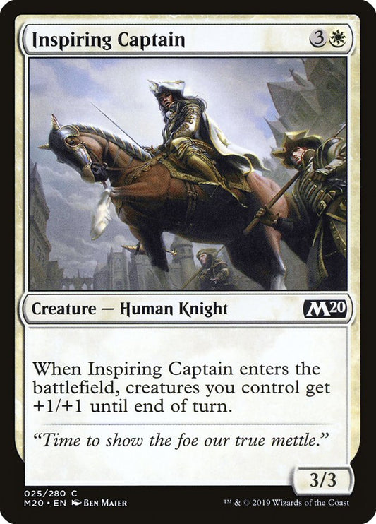 Inspiring Captain - (Foil): Core Set 2020
