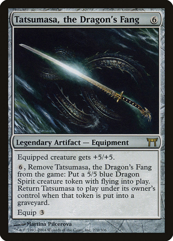 Tatsumasa, the Dragon's Fang - (Foil): Champions of Kamigawa
