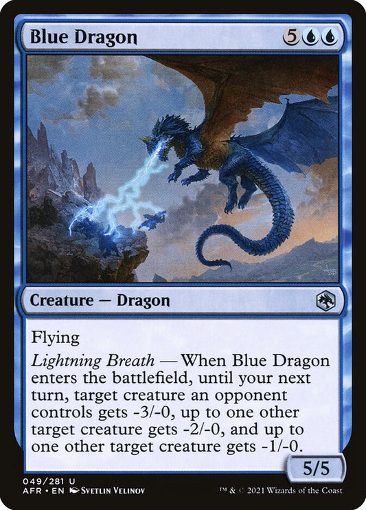 Blue Dragon - (Foil): Adventures in the Forgotten Realms