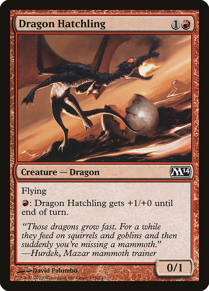 Dragon Hatchling - (Foil): Magic 2014