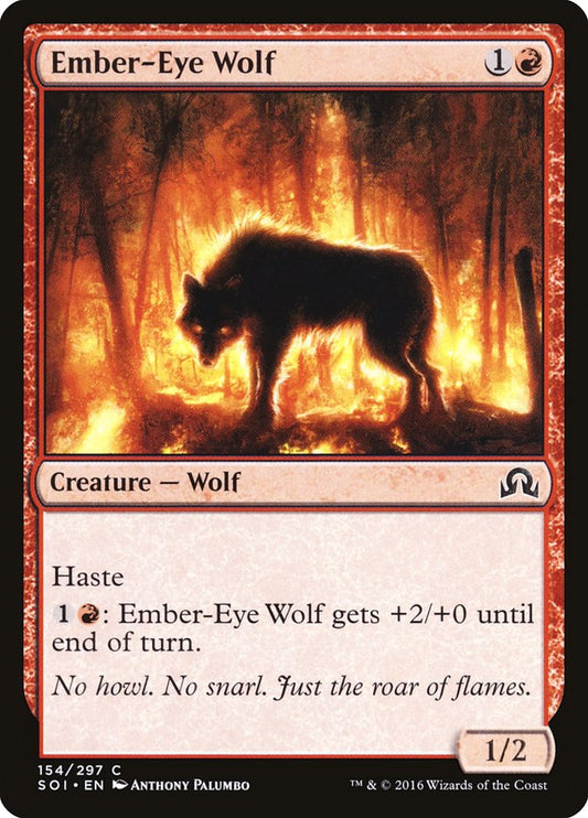 Ember-Eye Wolf: Shadows over Innistrad