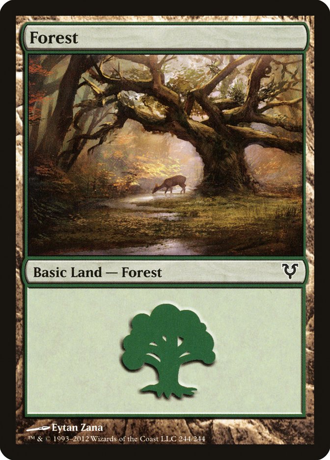 Forest (#244): Avacyn Restored
