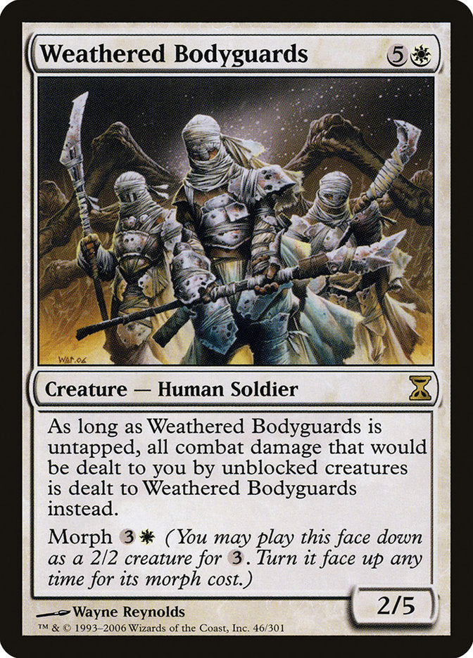 Weathered Bodyguards - (Foil): Time Spiral