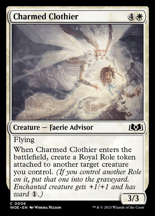 Charmed Clothier - (Foil): Wilds of Eldraine
