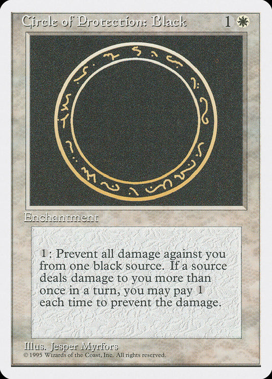 Circle of Protection: Black: Fourth Edition