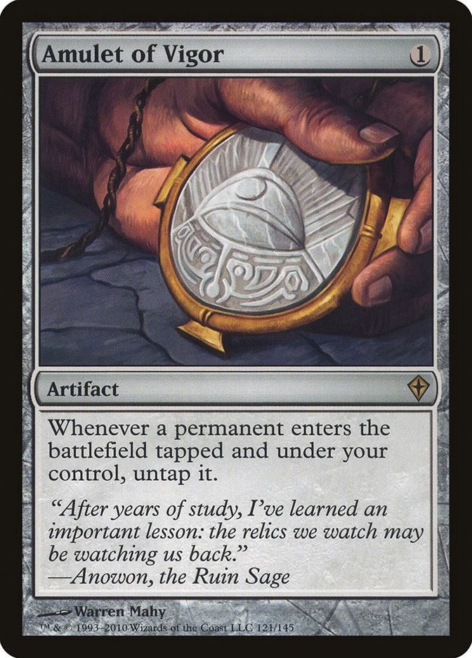 Amulet of Vigor - (Foil): Worldwake