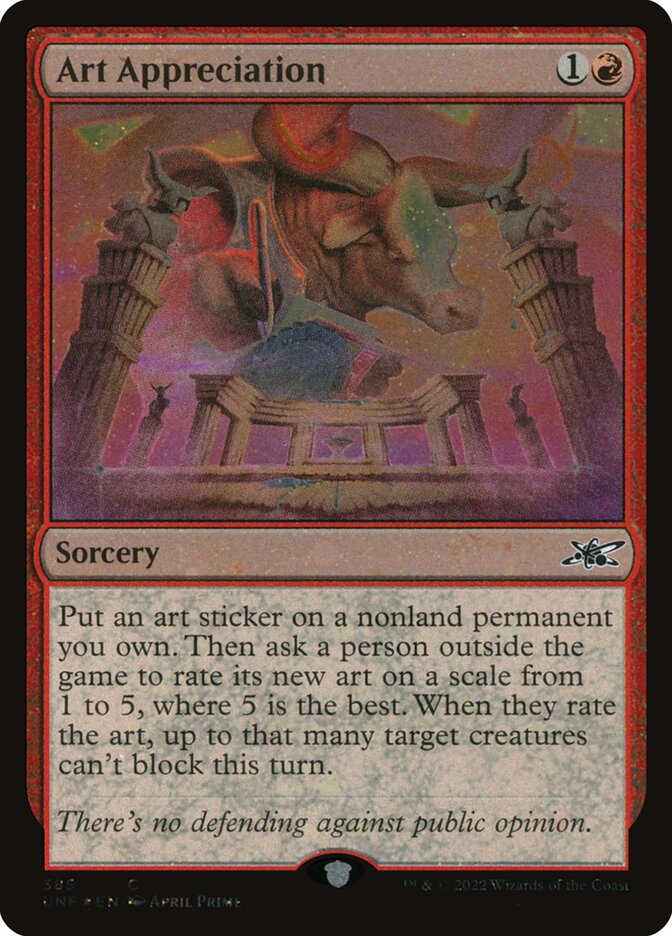 Art Appreciation (Galaxy Foil) - (Foil): Unfinity