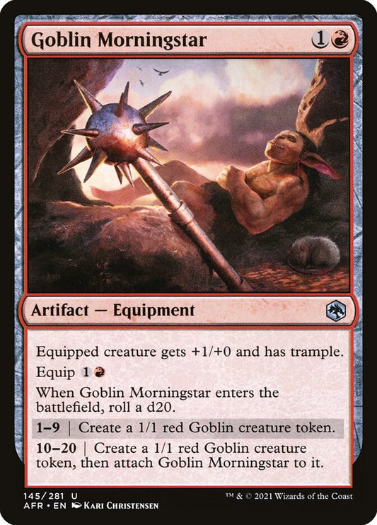 Goblin Morningstar - (Foil): Adventures in the Forgotten Realms