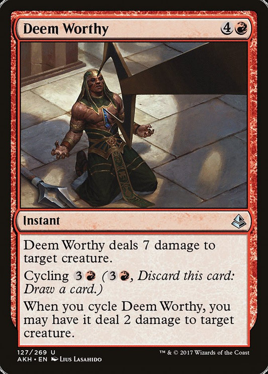 Deem Worthy - (Foil): Amonkhet