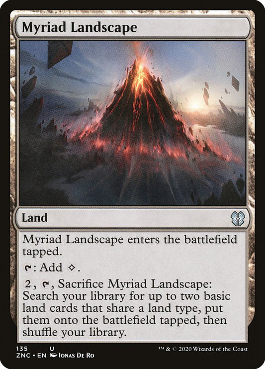 Myriad Landscape: Zendikar Rising Commander