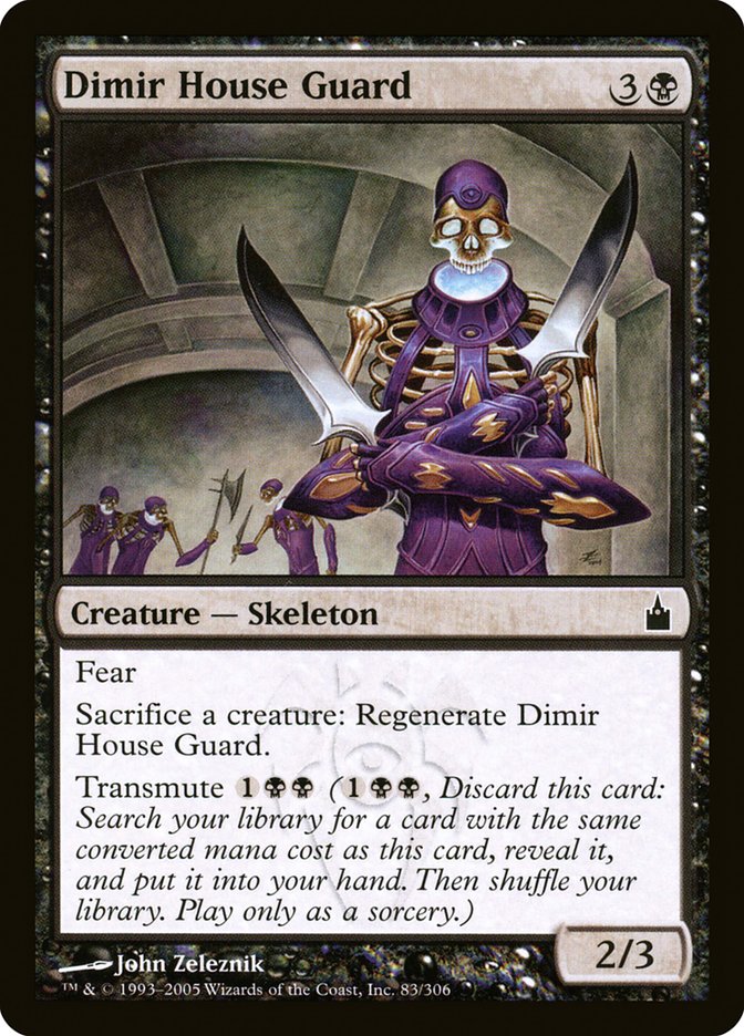 Dimir House Guard - (Foil): Ravnica: City of Guilds