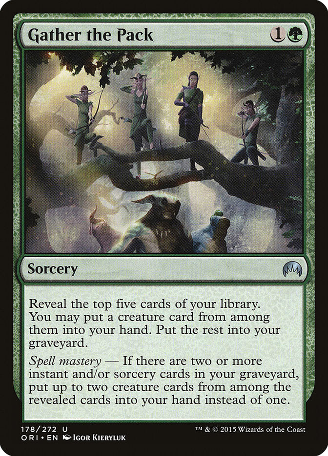 Gather the Pack - (Foil): Magic Origins