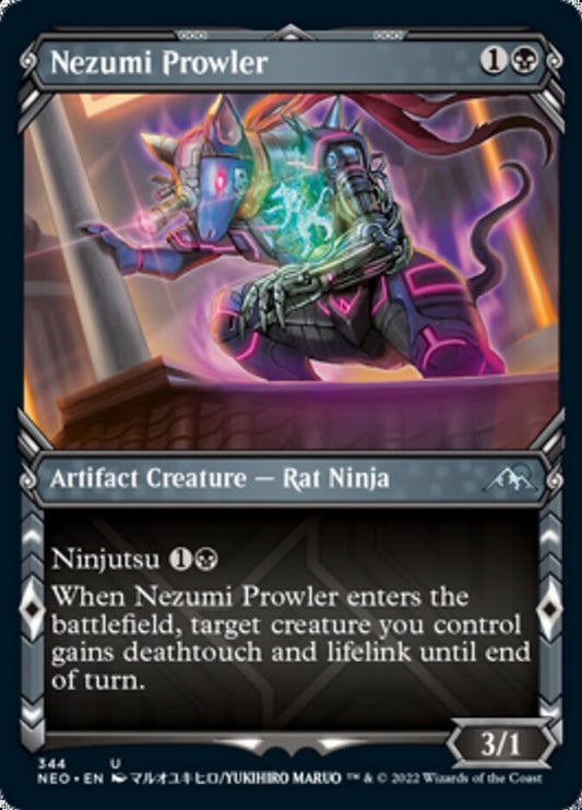 Nezumi Prowler (Showcase) - (Foil): Kamigawa: Neon Dynasty