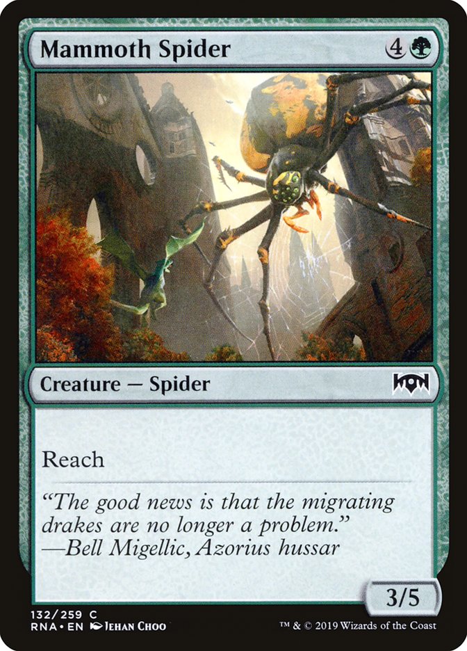 Mammoth Spider - (Foil): Ravnica Allegiance