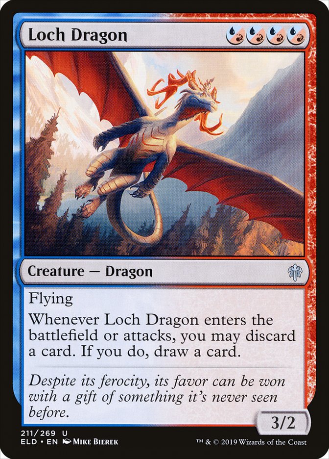 Loch Dragon - (Foil): Throne of Eldraine