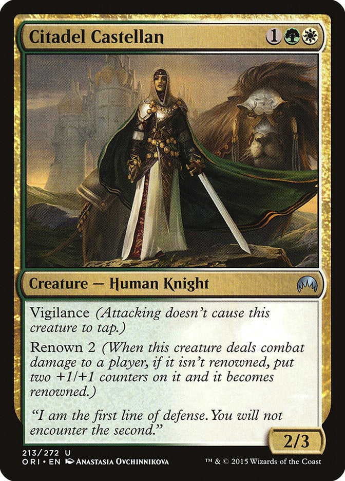 Citadel Castellan - (Foil): Magic Origins