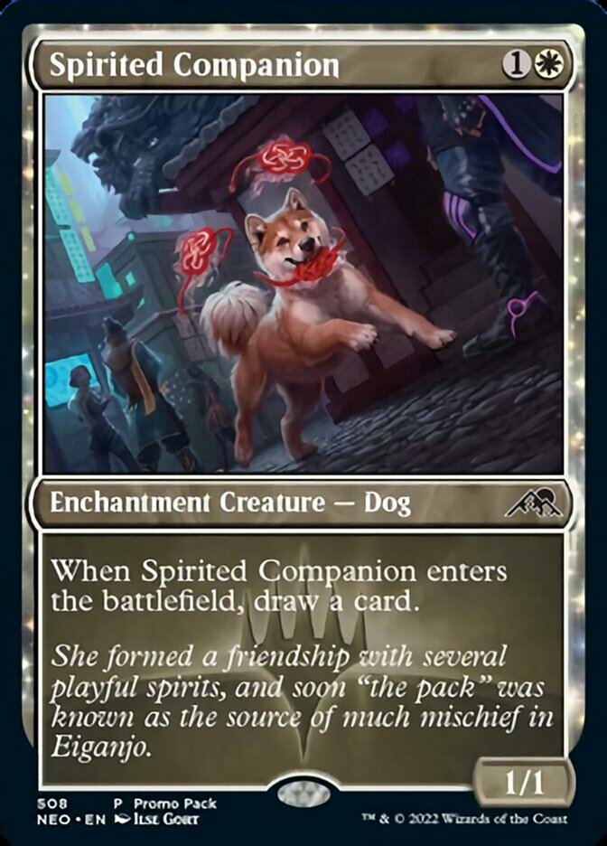 Spirited Companion - (Foil): Kamigawa: Neon Dynasty