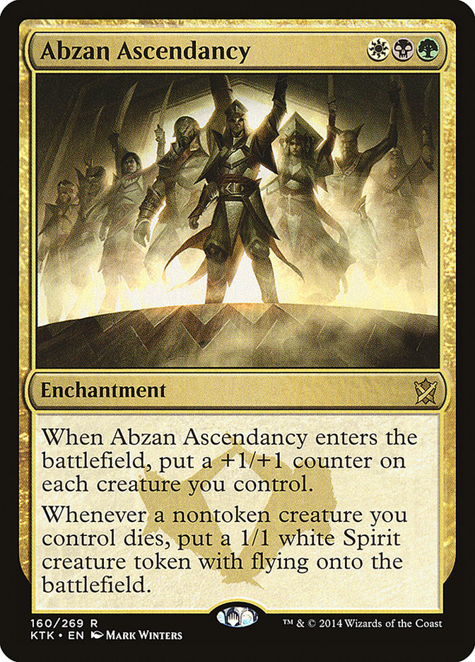 Abzan Ascendancy - (Foil): Khans of Tarkir