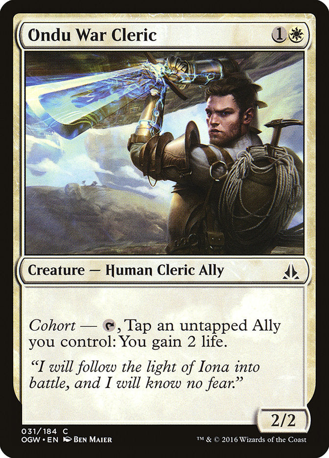 Ondu War Cleric: Oath of the Gatewatch