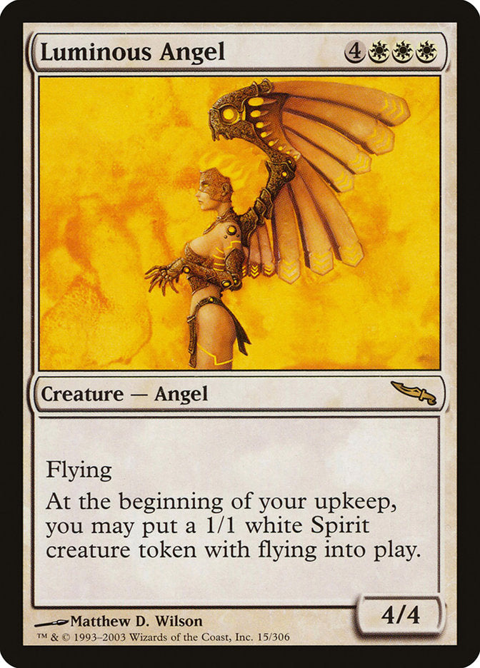 Luminous Angel - (Foil): Mirrodin