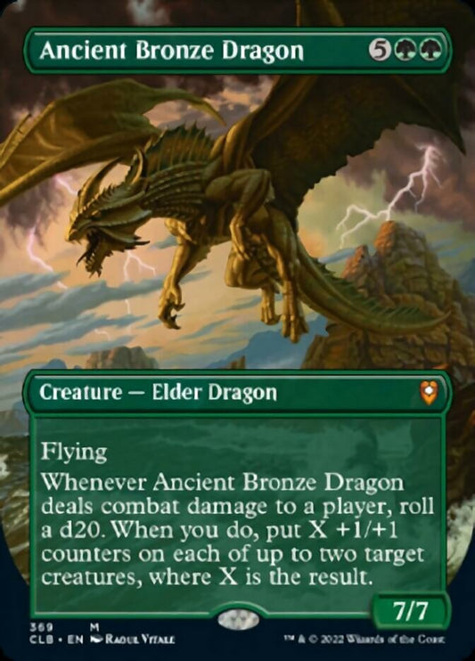 Ancient Bronze Dragon (Borderless): Commander Legends: Battle for Baldur's Gate