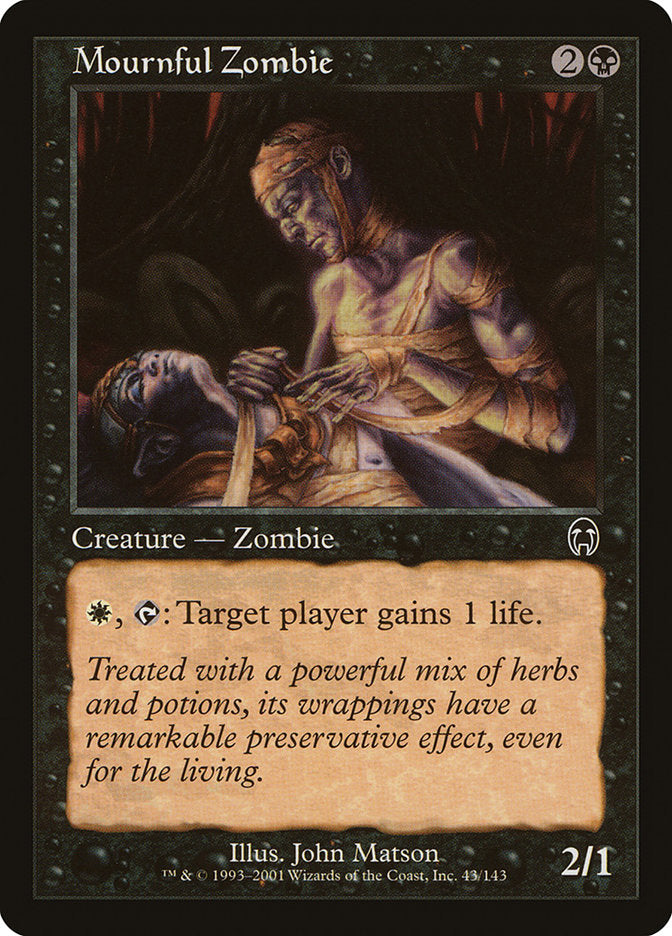 Mournful Zombie - (Foil): Apocalypse