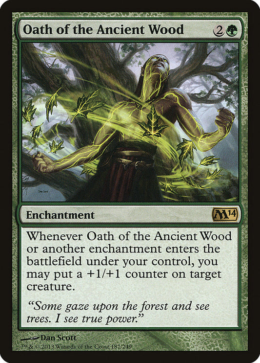 Oath of the Ancient Wood - (Foil): Magic 2014