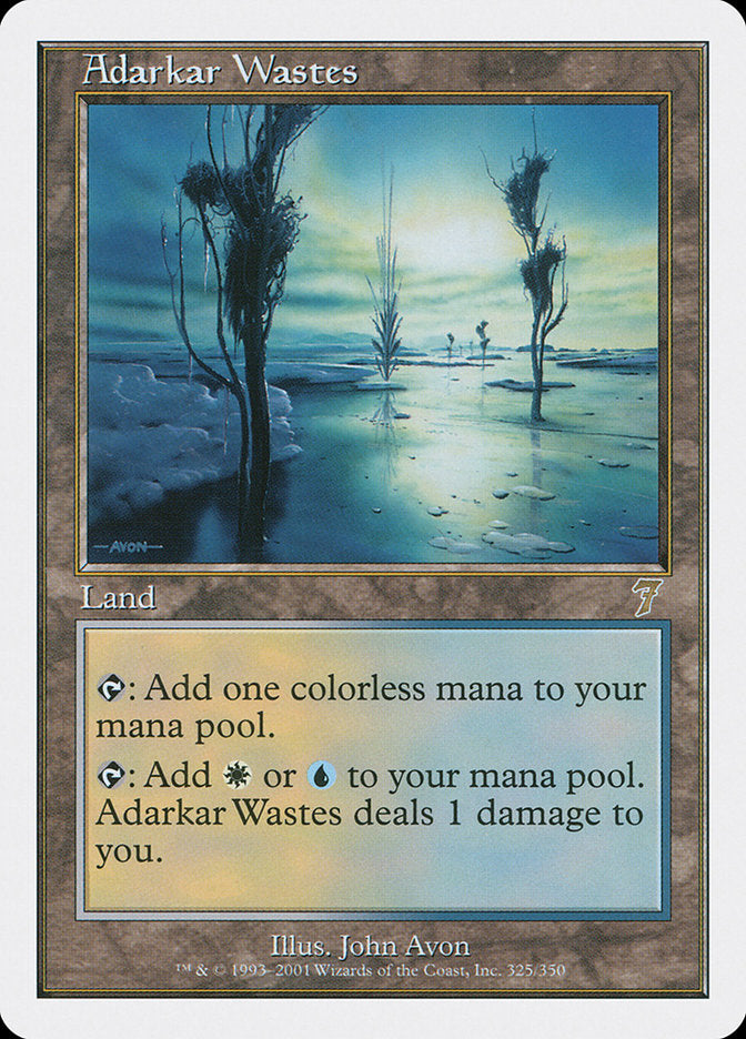 Adarkar Wastes: Seventh Edition