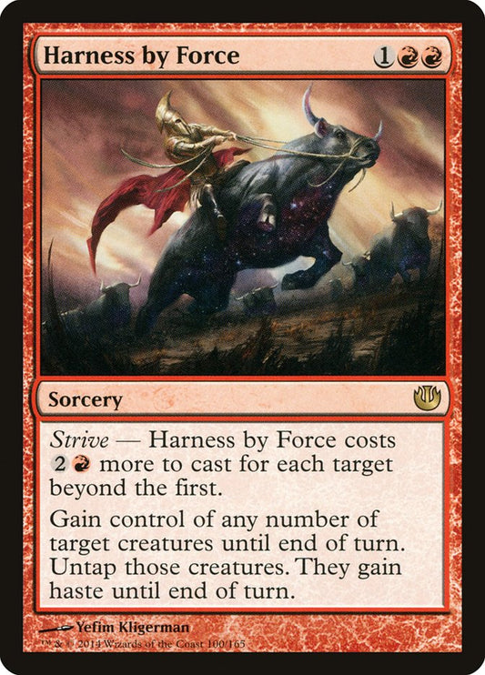 Harness by Force - (Foil): Journey into Nyx
