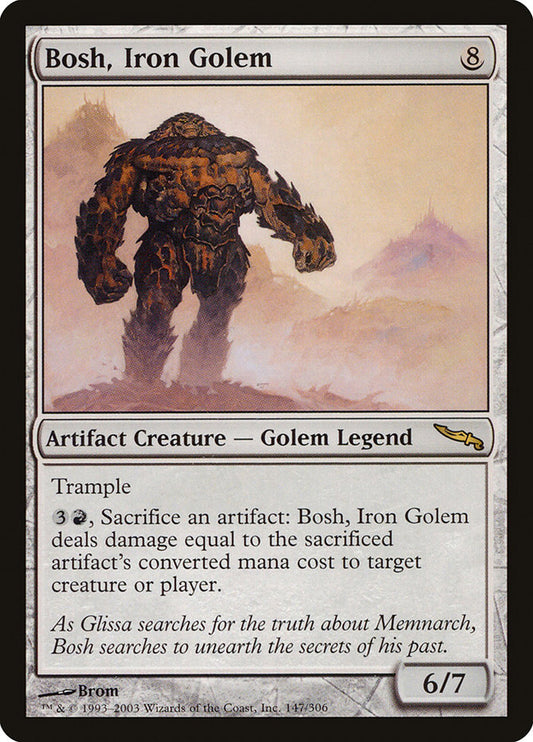 Bosh, Iron Golem - (Foil): Mirrodin
