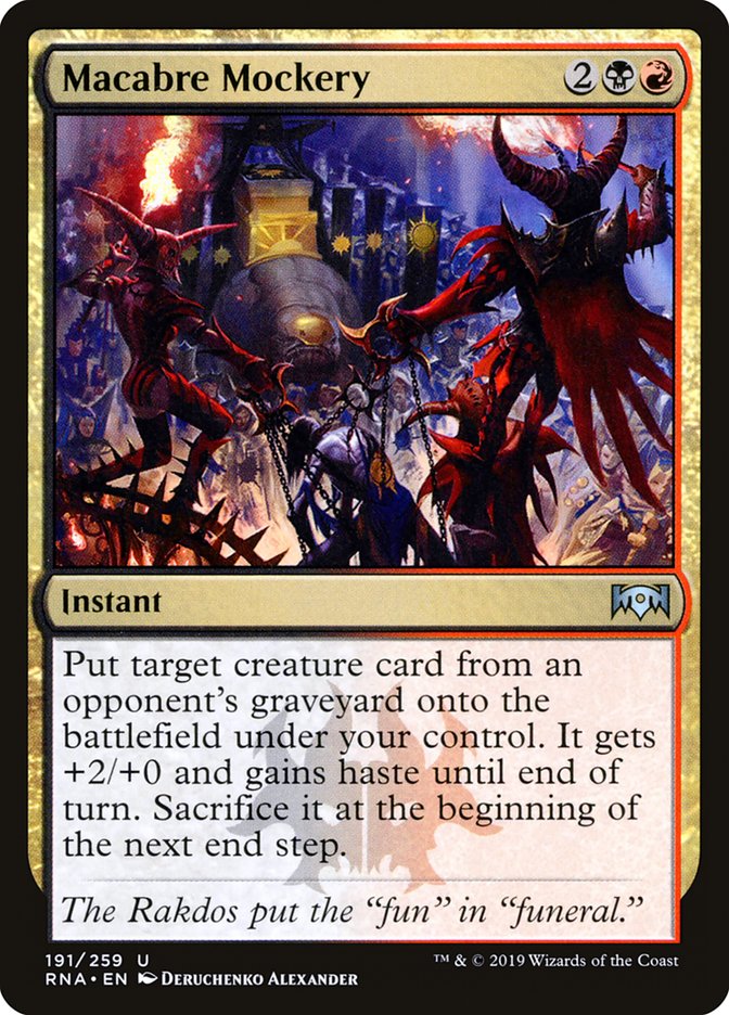 Macabre Mockery - (Foil): Ravnica Allegiance