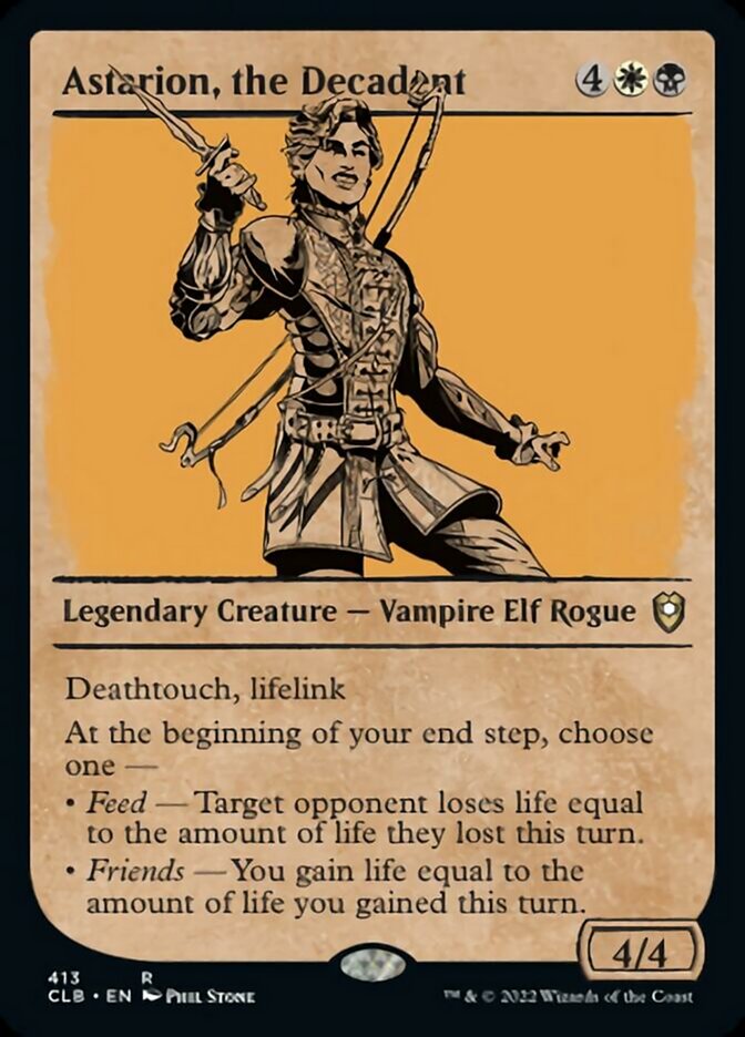 Astarion, the Decadent (Showcase): Commander Legends: Battle for Baldur's Gate