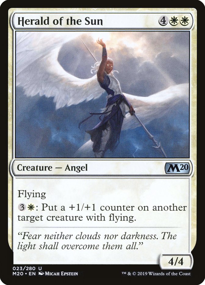 Herald of the Sun - (Foil): Core Set 2020
