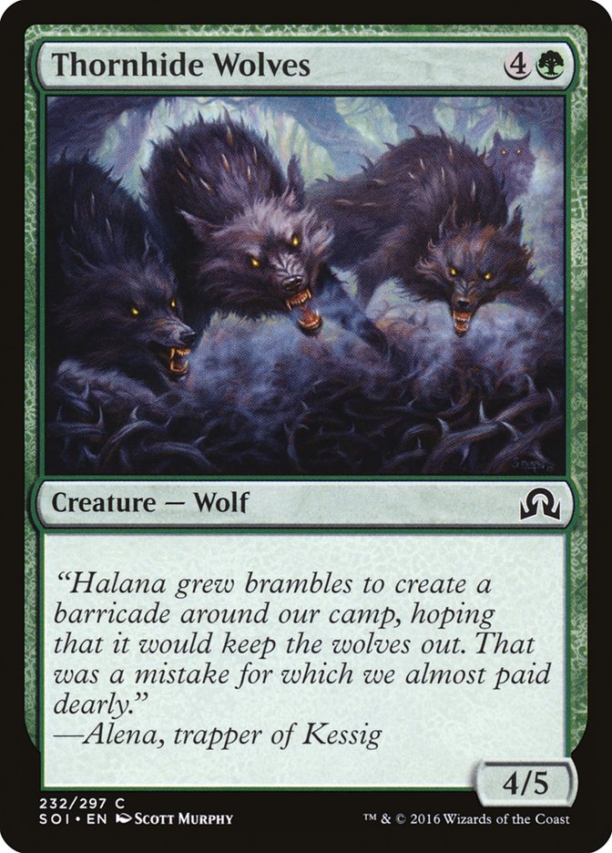 Thornhide Wolves: Shadows over Innistrad