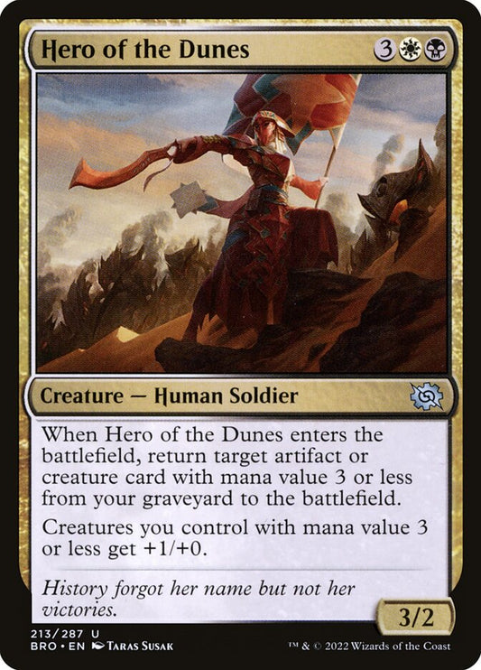 Hero of the Dunes - (Foil): The Brothers' War