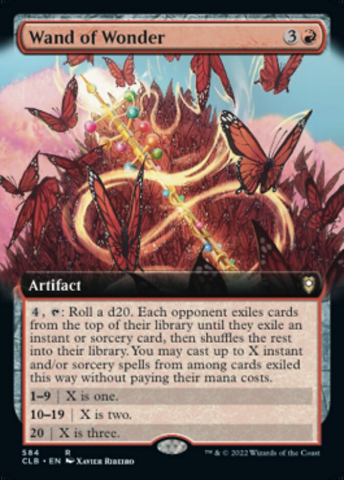 Wand of Wonder (Extended Art): Commander Legends: Battle for Baldur's Gate