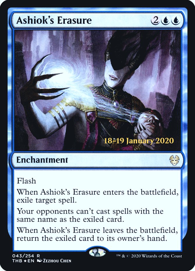 Ashiok's Erasure - (Foil): Theros Beyond Death Promos