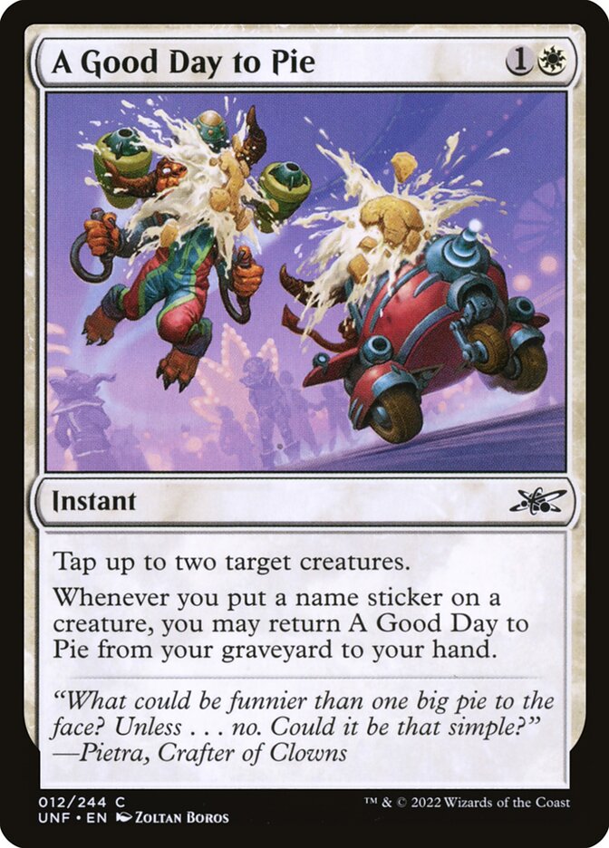 A Good Day to Pie: Unfinity