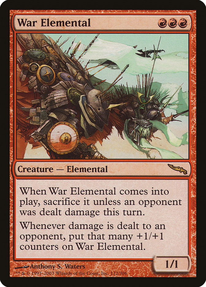 War Elemental - (Foil): Mirrodin