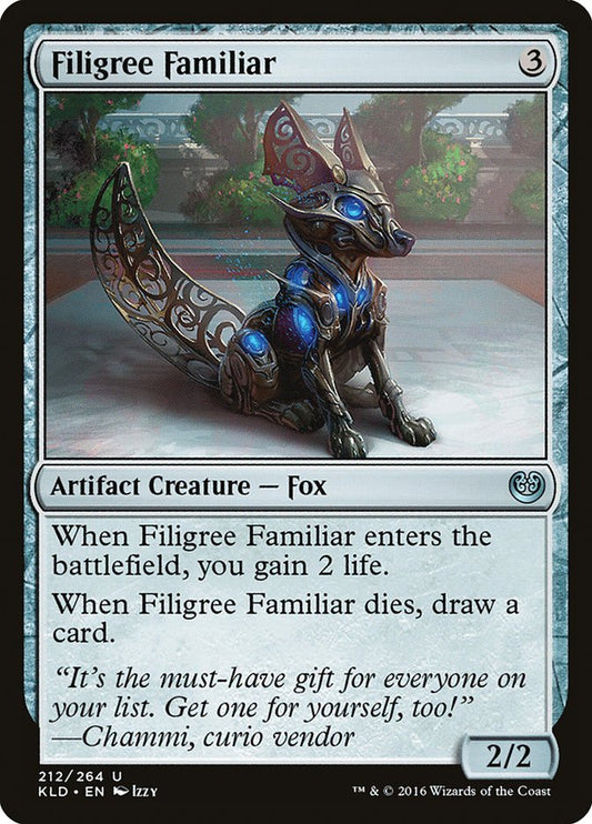 Filigree Familiar - (Foil): Kaladesh