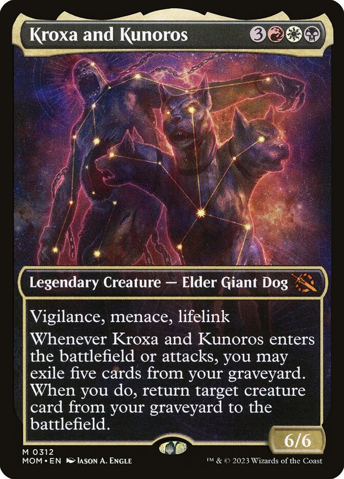 Kroxa and Kunoros (Showcase) - (Foil): March of the Machine
