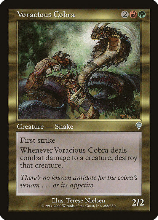 Voracious Cobra - (Foil): Invasion