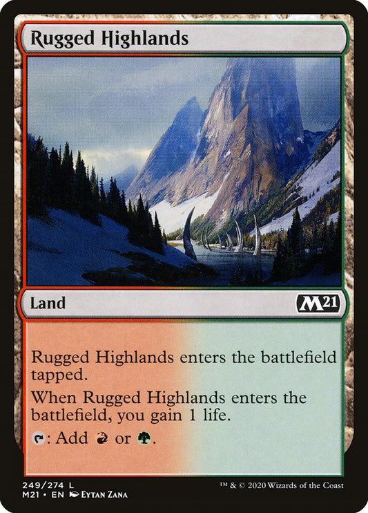 Rugged Highlands - (Foil): Core Set 2021