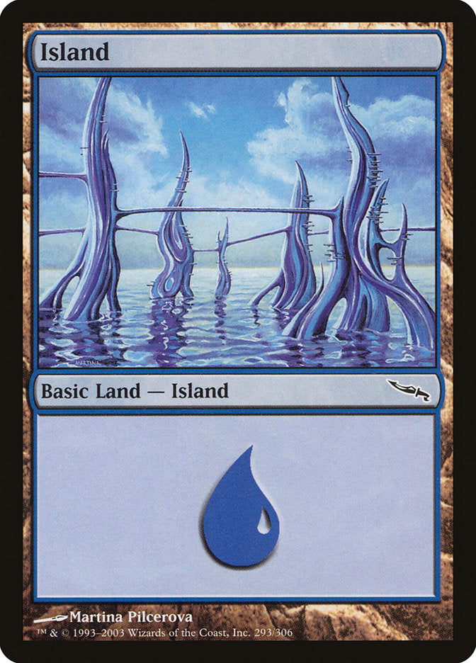 Island (#293) - (Foil): Mirrodin